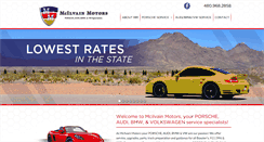 Desktop Screenshot of mcilvainmotors.com